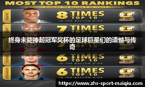 终身未能捧起冠军奖杯的足球巨星们的遗憾与传奇